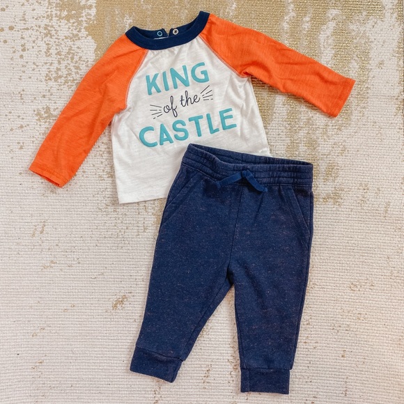 CAT & JACK Baby Boy Matching Outfit/Set | Size 3-6 Months - Picture 1 of 8